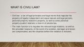 What is Civili Law? 3 puslapis