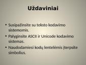 Teksto kodavimas 2 puslapis