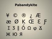 Teksto kodavimas 13 puslapis