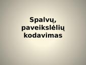 Spalvų, paveikslėlių kodavimas