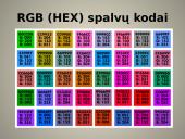 Spalvų, paveikslėlių kodavimas 4 puslapis