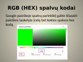 Spalvų, paveikslėlių kodavimas 5 puslapis