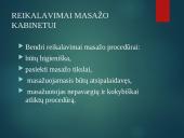 Reikalavimai masažo kabinetui 2 puslapis