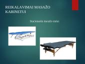 Reikalavimai masažo kabinetui 4 puslapis