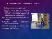 Kineziterapeuto darbo vietos ergonomika 2 puslapis