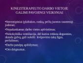Kineziterapeuto darbo vietos ergonomika 17 puslapis