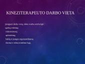 Kineziterapeuto darbo vietos ergonomika 7 puslapis