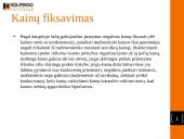 Prekės gyvavimo ciklas. Kainų politika 9 puslapis