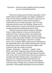 Gyvenimas – malonumų indas, pripildytas kartaus pareigos jausmo ir atsakomybės gėrimo