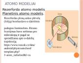 Atomo ir branduolio fizika. Skaidrės 3 puslapis