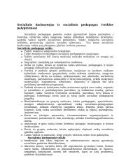 Socialinio darbuotojo profesija Lietuvoje 7 puslapis