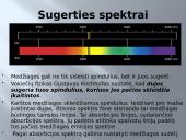 Spektrai. Spektrinė analizė 8 puslapis