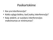 Šviesos difrakcija. Skaidrės 2 puslapis