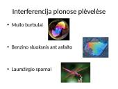 Šviesos interferencija (skaidrės) 14 puslapis