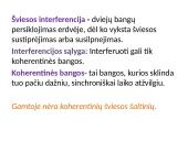 Šviesos interferencija (skaidrės) 5 puslapis