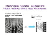 Šviesos interferencija (skaidrės) 7 puslapis