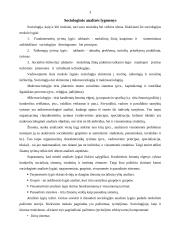 Sociologijos analizės lygmenys, sociologijos funkcijos 3 puslapis