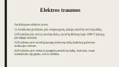 Elektros srovės pavojingumas ir traumos žmogui 11 puslapis