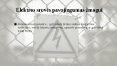 Elektros srovės pavojingumas ir traumos žmogui 4 puslapis