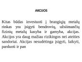 Asmeninių finansų biudžetas ir investicija į brangakmenius 5 puslapis