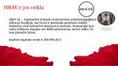 Įmonės UAB ,,H&M“ produkto / paslaugos pardavimų eksporto rinkose situacijos analizė ir modeliavimas 2 puslapis
