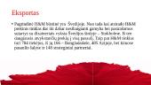 Įmonės UAB ,,H&M“ produkto / paslaugos pardavimų eksporto rinkose situacijos analizė ir modeliavimas 7 puslapis