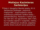 Motiejus Kazimieras Sarbievijus (skaidrės) 15 puslapis