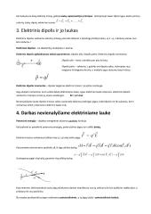 Elektrostatika. Konspektas 3 puslapis
