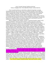 Savęs ir pasaulio pažinimo problema literatūroje