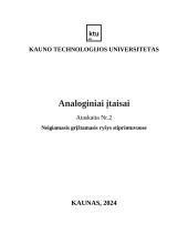 Neigiamasis grįžtamasis ryšys stiprintuvuose