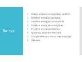 Elektros energijos gamyba ir perdavimas. Skaidrės 2 puslapis