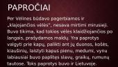 Skaidrės apie Vėlines 5 puslapis