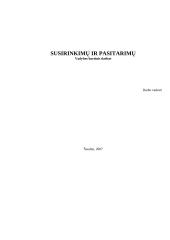 Susirinkimai ir pasitarimai