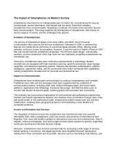 Essay about smartphones