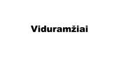 Viduramžiai