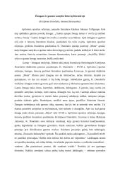 Žmogaus ir gamtos santykis lietuvių literatūroje  (Kristijonas Donelaitis, Antanas Baranauskas)