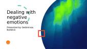 Dealing with negative emotions
