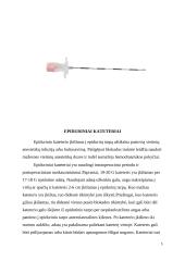 Epidurinės nejautros farmakalogija.  Slaugytojo vaidmuo 4 puslapis