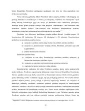 LR prezidento vaidmuo šalies valdymo procese 12 puslapis