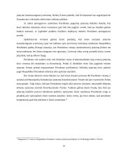 LR prezidento vaidmuo šalies valdymo procese 14 puslapis