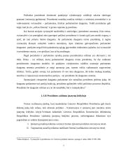 LR prezidento vaidmuo šalies valdymo procese 7 puslapis