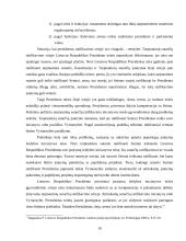 LR prezidento vaidmuo šalies valdymo procese 10 puslapis