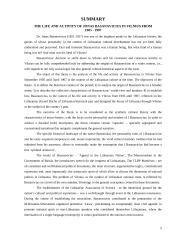 Jono Basanavičiaus gyvenimas ir veikla Vilniuje 3 puslapis