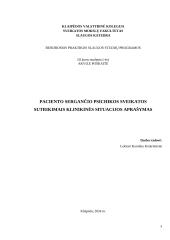 Psichikos sveikatos slaugos profesinės veiklos praktikos ataskaita 2 puslapis