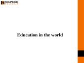 Education in the world