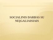 Socialinis darbas su neįgaliaisiais