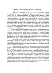 Šeima socialinio ugdymo sistemoje, jos vaidmuo pirminei pozityviajai vaiko socializacijai 8 puslapis