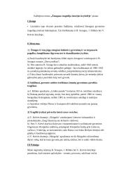 Kalbėjimo temos „Žmogaus tragedija istorijos krykelėje“ planas