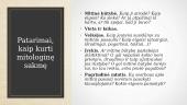 Sakmių kūrimas 6 puslapis