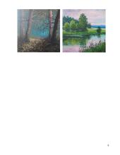 Menų mokyklinis brandos egzaminas, dailės kryptis. Kūrybinio darbo aprašas. Mišri technika 8 puslapis